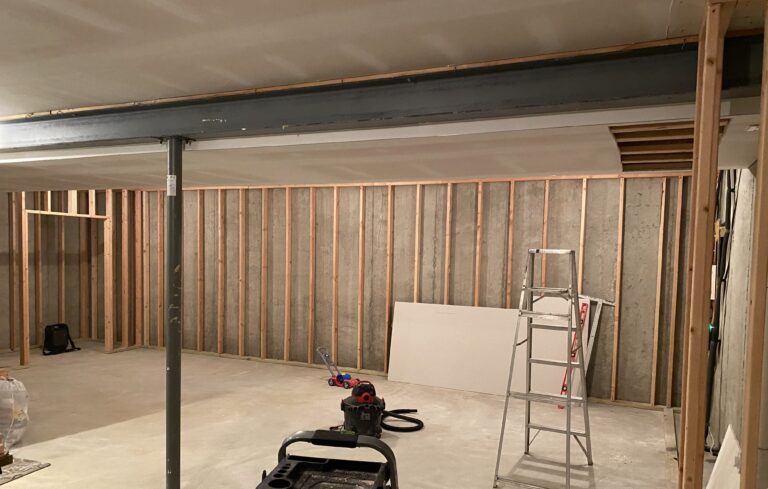 Basement Progress Photo 1 | Doylestown, PA