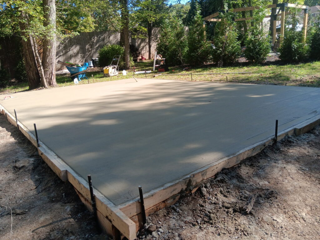 Richboro Concrete Pad for Shed