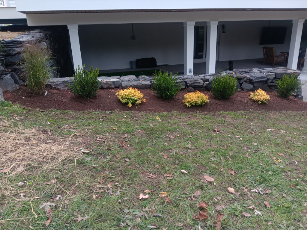 Custom Retaining Wall Complete