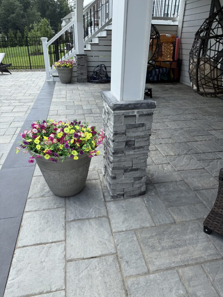 Doylestown Backyard Oasis Custom Pillars